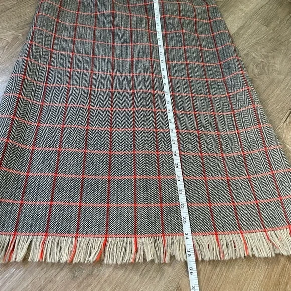 Harve Benard Sport Wool Maxi Skirt ~ Fringe Detail ~ Women’s Size 12 - Picture 9 of 11